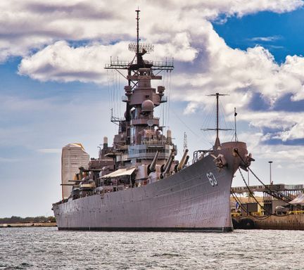 USS Missouri at Pearl Harbor